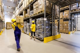workers in warehouse